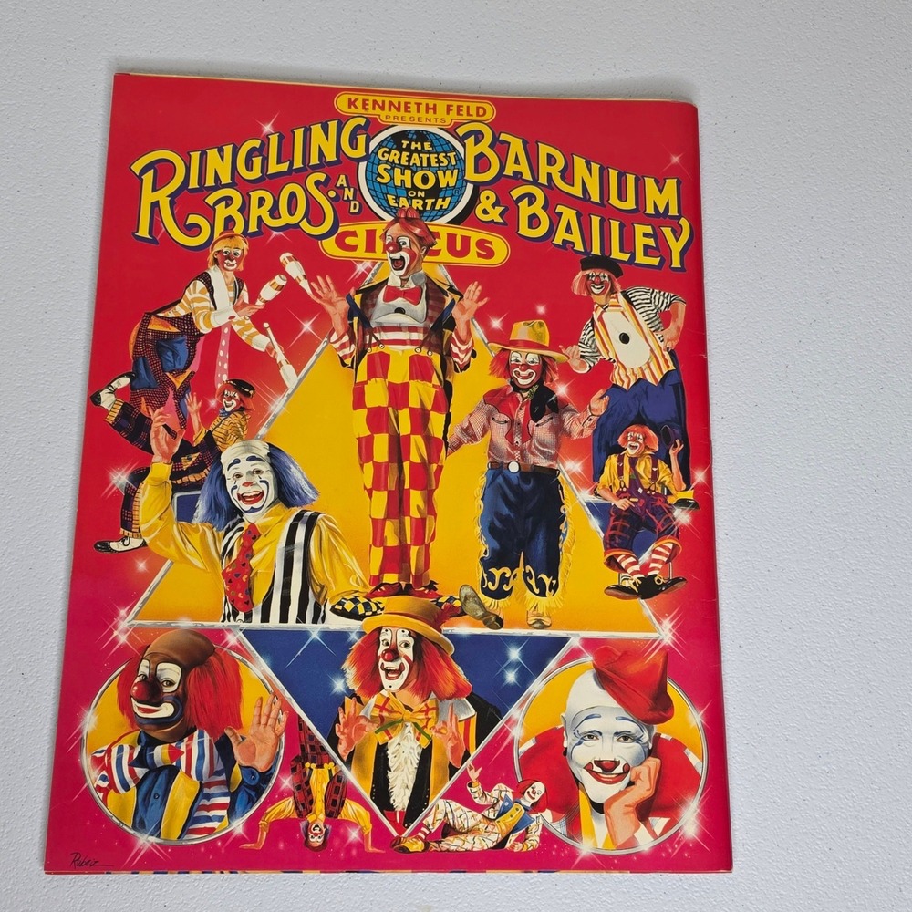 Ringling Bros Barnum & Bailey Circus Program 1988 Poster 118th Edition Souvenir